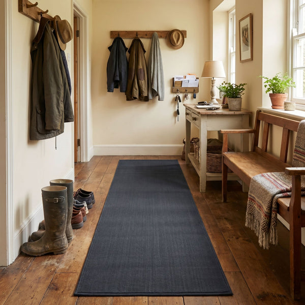 Plain D. Grey  Hall Runner