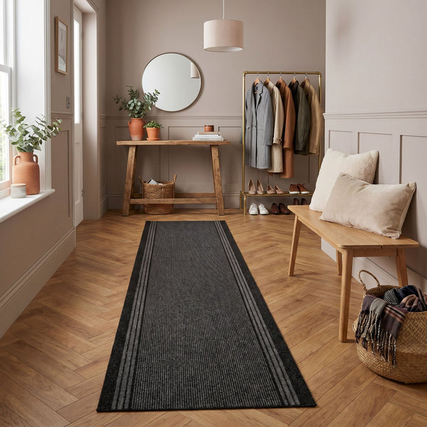Inca Noir Tapis de couloir