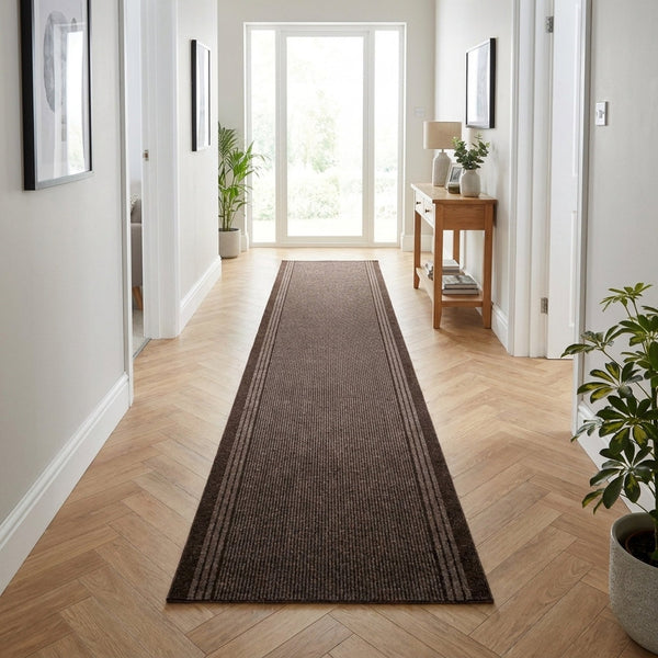 Inca Marron Tapis de couloir