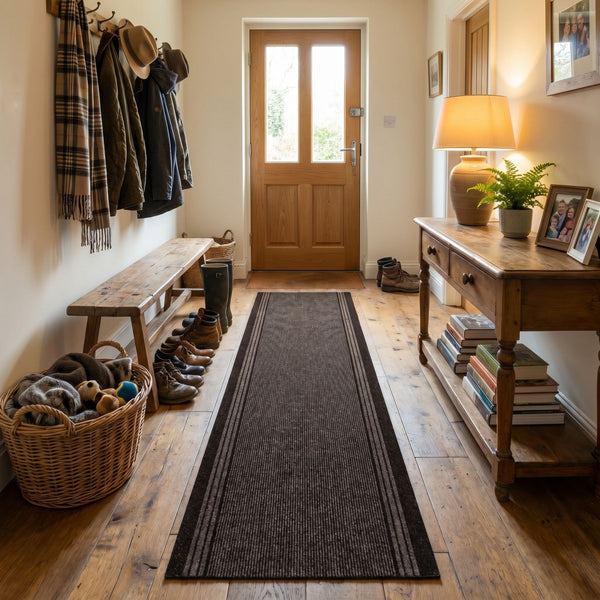 Inca Marron Tapis de couloir