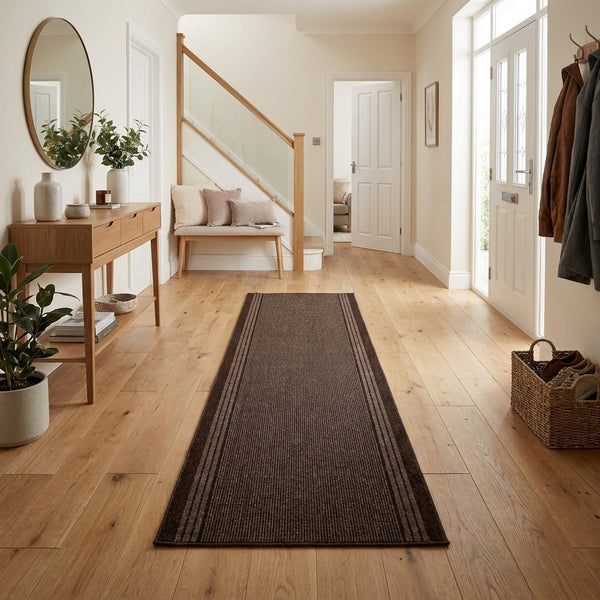 Inca Marron Tapis de couloir