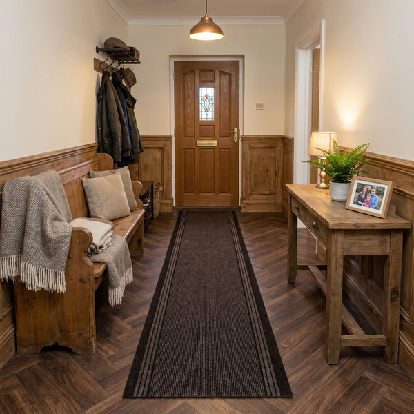 Inca Marron Tapis de couloir