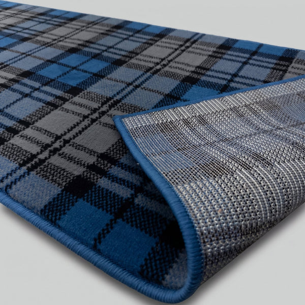 Tartan Blue  Hall Runner