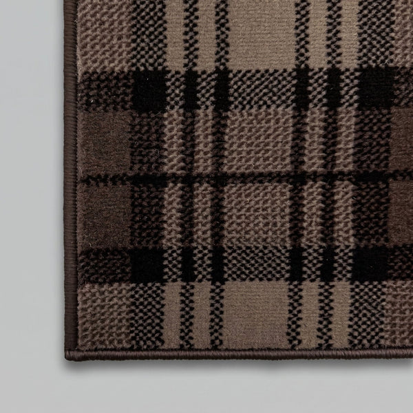 Tartan Brown  Hall Runner
