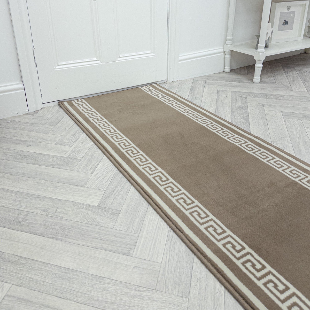 Key Light Brown Hall Runner