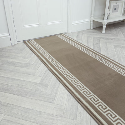 Key Light Brown Hall Runner