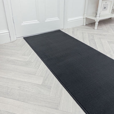 Plain D. Gray  Rug Runner
