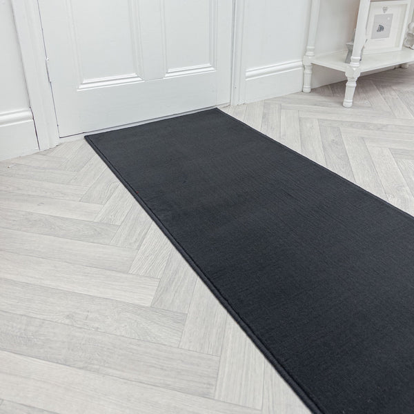 Plain D. Grey  Hall Runner