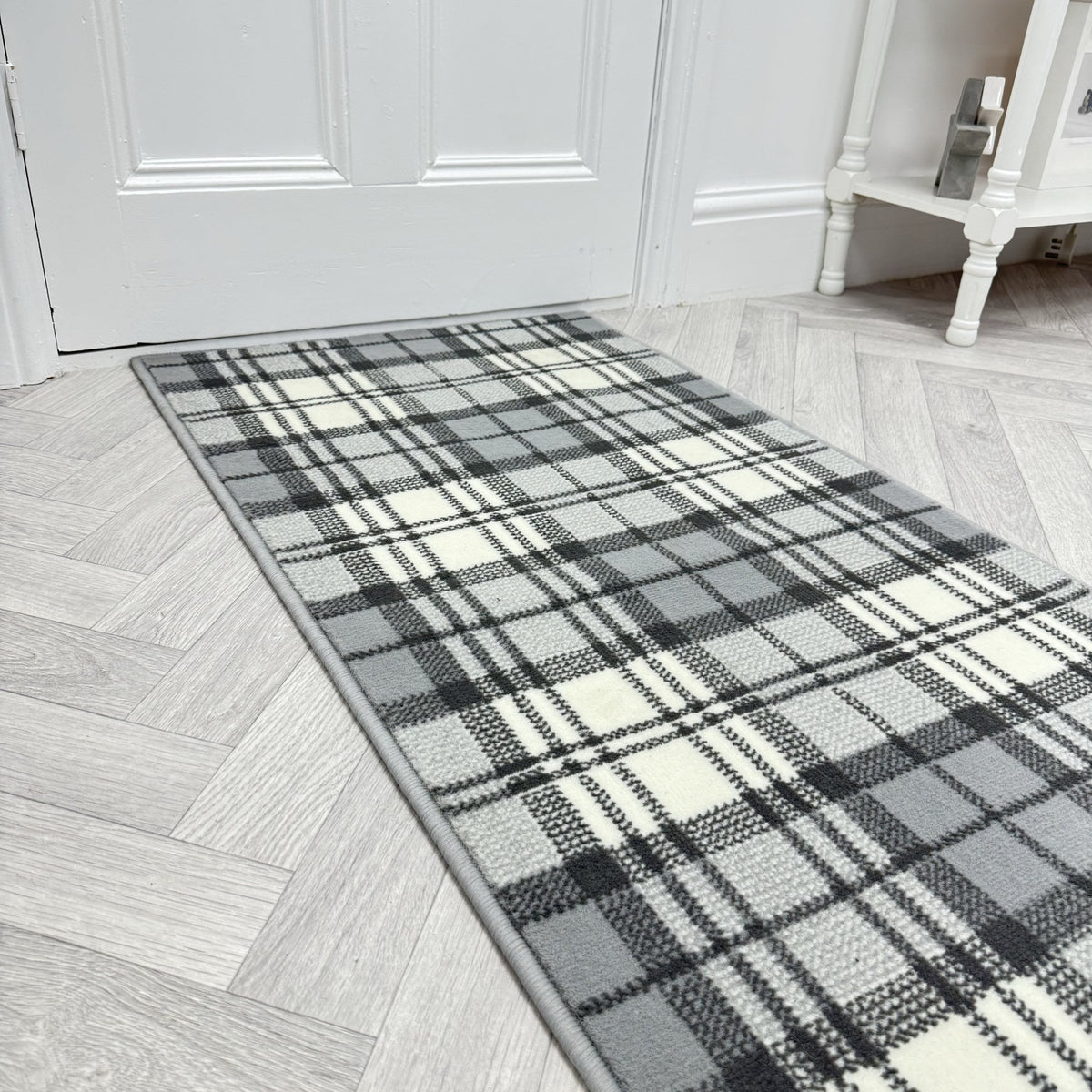 Tartan Grey Hall Runner