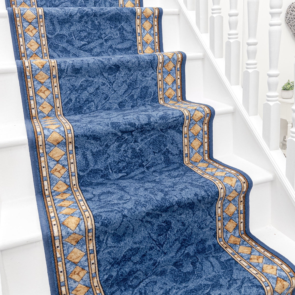 Cheops Blue Stair Runner