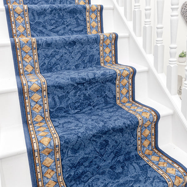 Cheops Blue Stair Runner