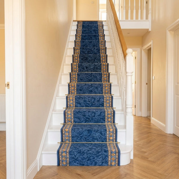 Cheops Blue Stair Runner