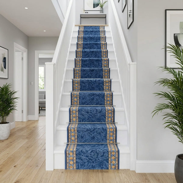 Cheops Blue Stair Runner