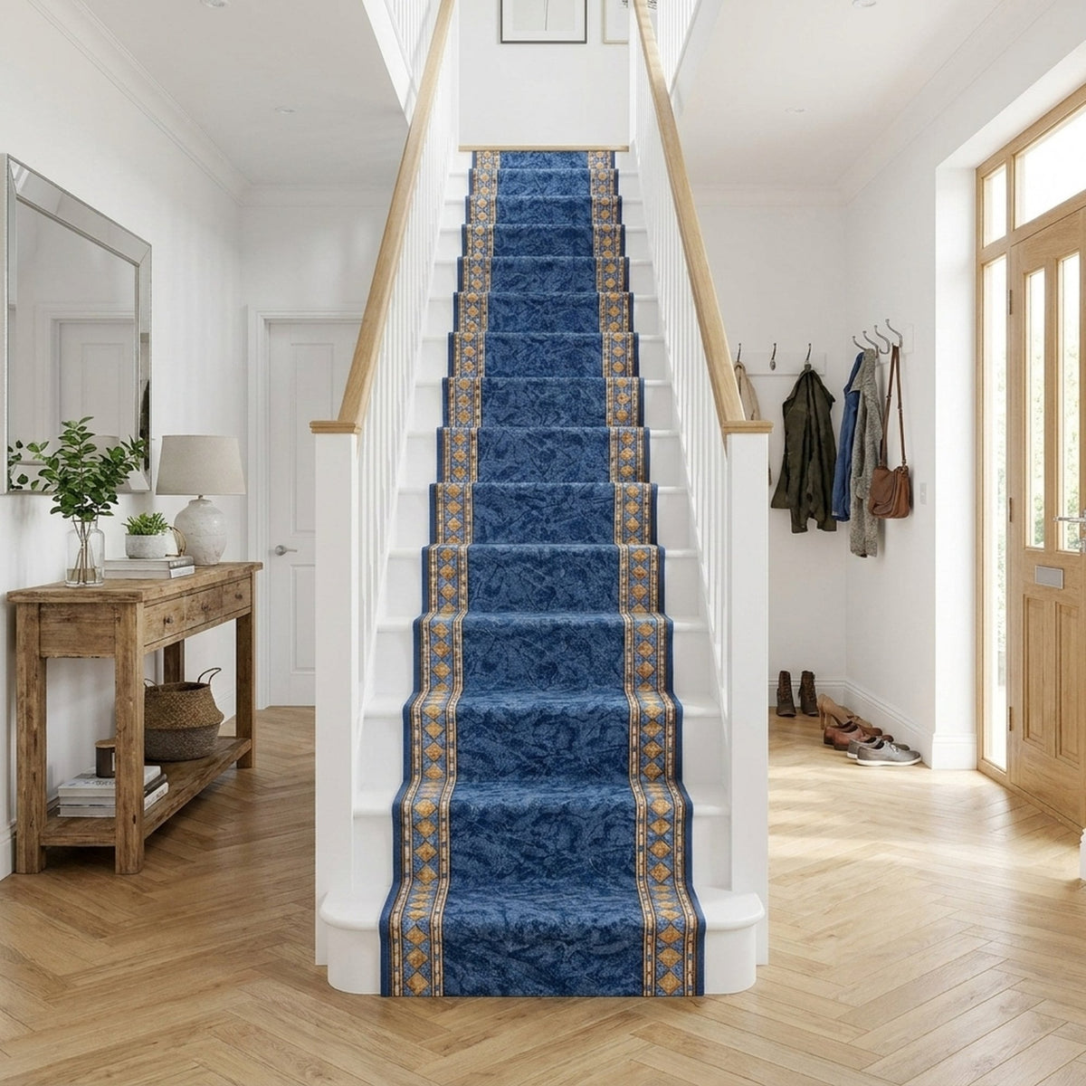 Cheops Blue Stair Runner