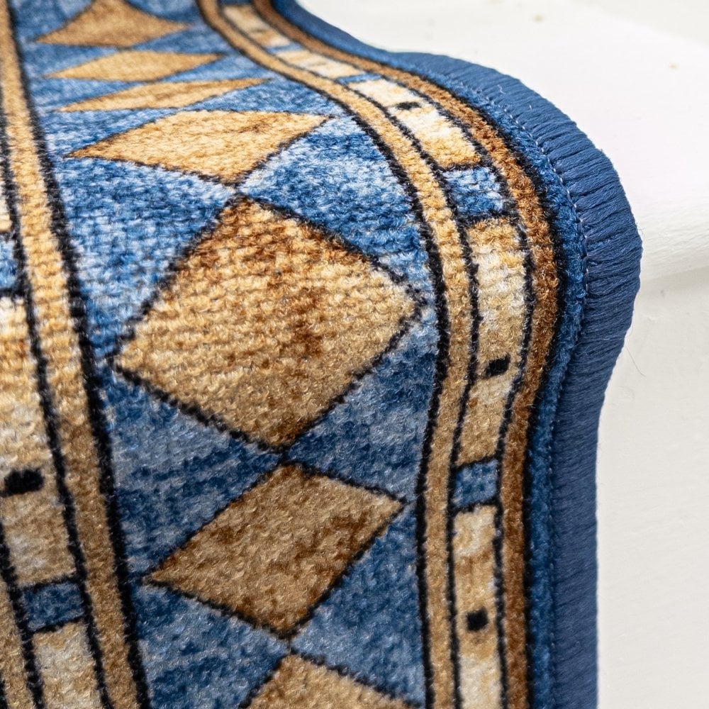 Cheops Blue Stair Runner