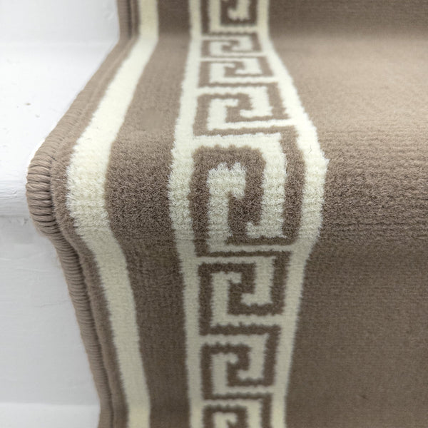 Key Light Brown Stair Runner