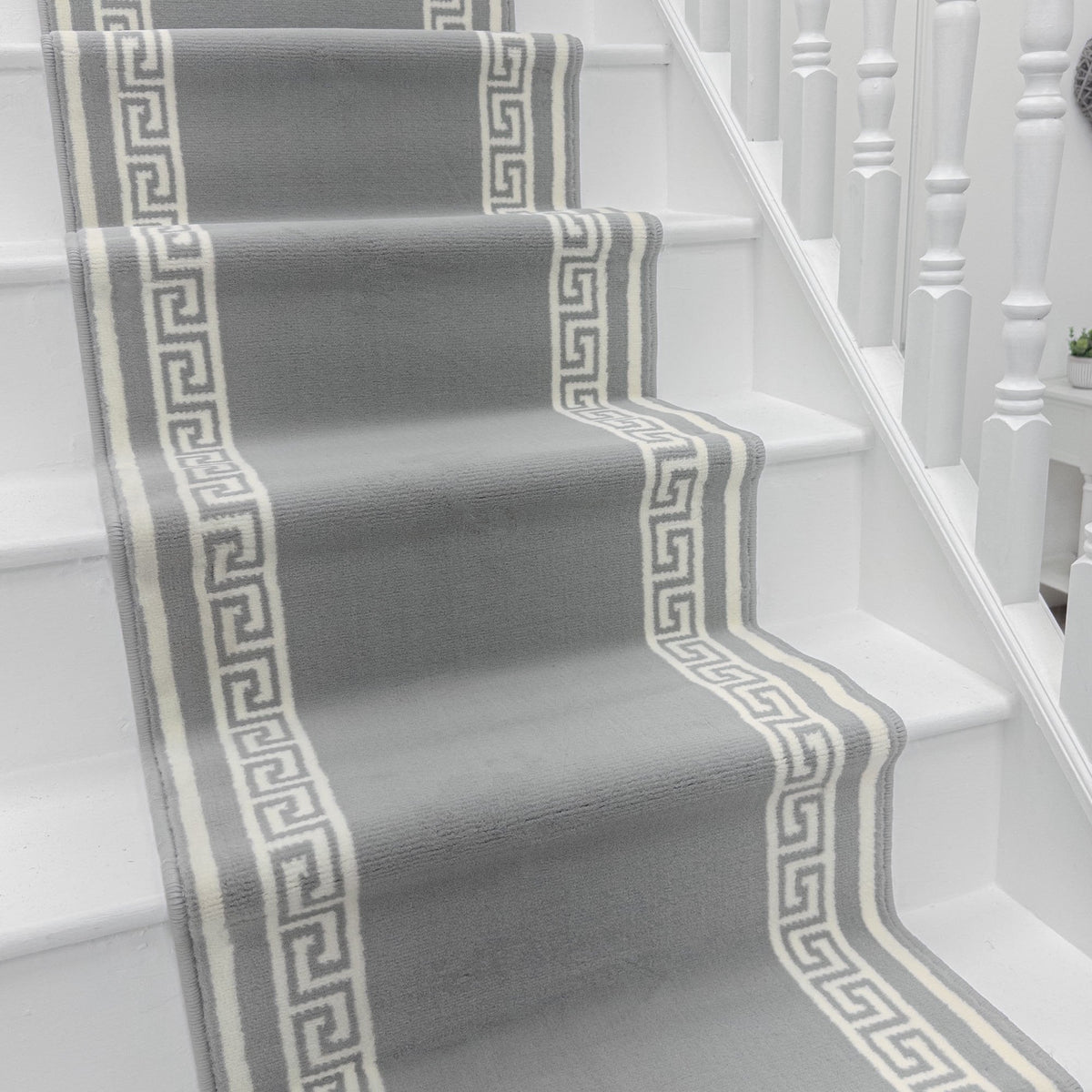 Key Light Grey Stair Runner
