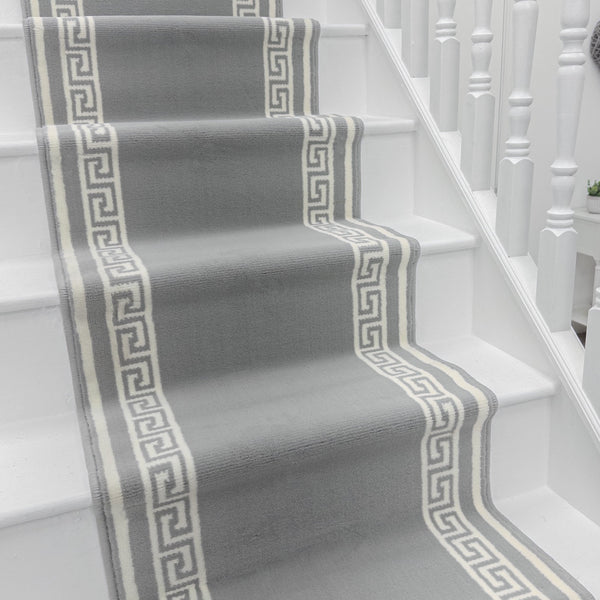 Key Light Grey Stair Runner