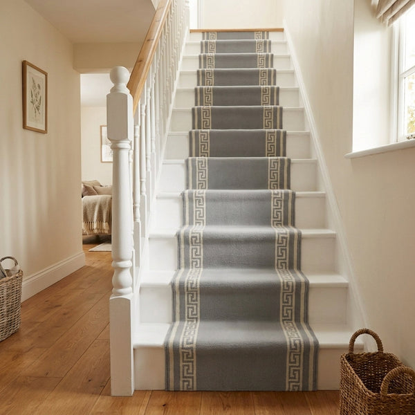 Key Light Grey Stair Runner
