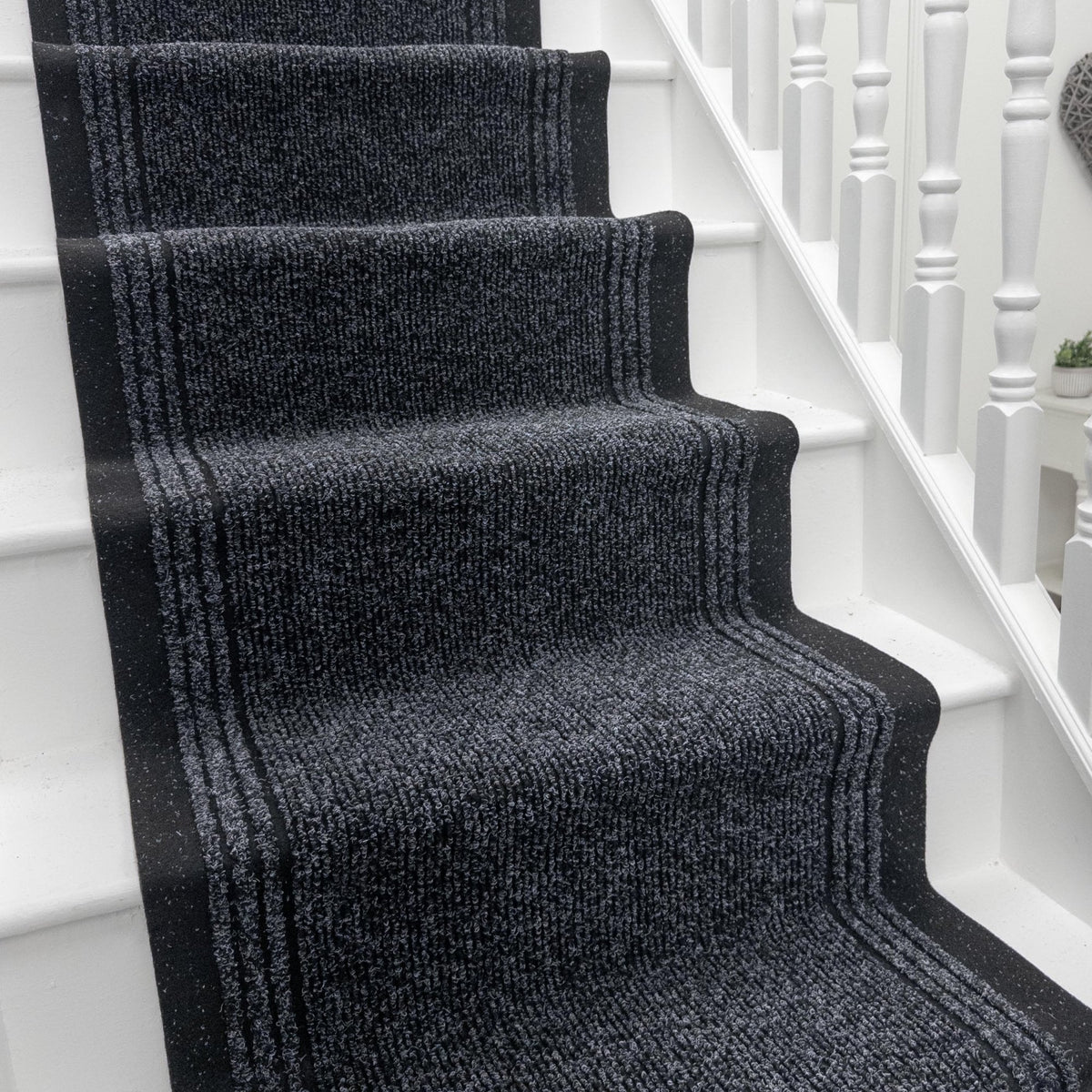 Inca Black Stair Runner