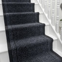 Inca Noir Tapis d’escalier - Sélectionner la longueur : 30cm / Sélectionner la largeur : 66 cm