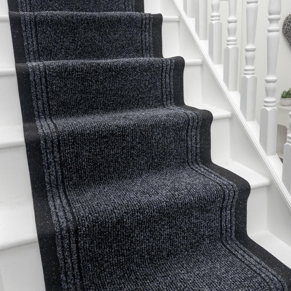 Inca Black Stair Runner
