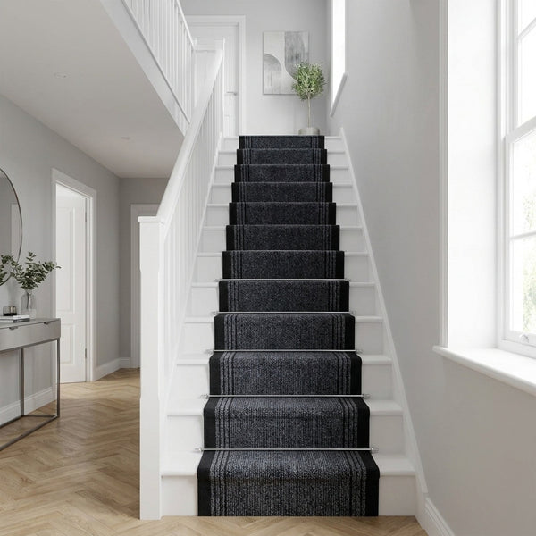 Inca Black Stair Runner