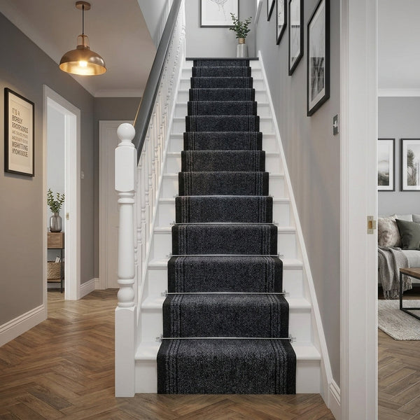 Inca Black Stair Runner