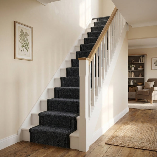 Inca Black Stair Runner