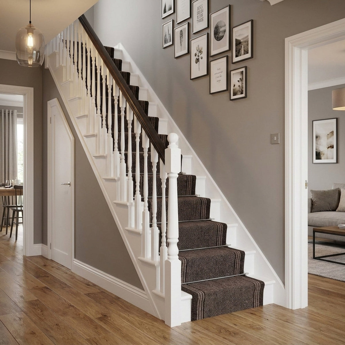 Inca Brown Stair Runner