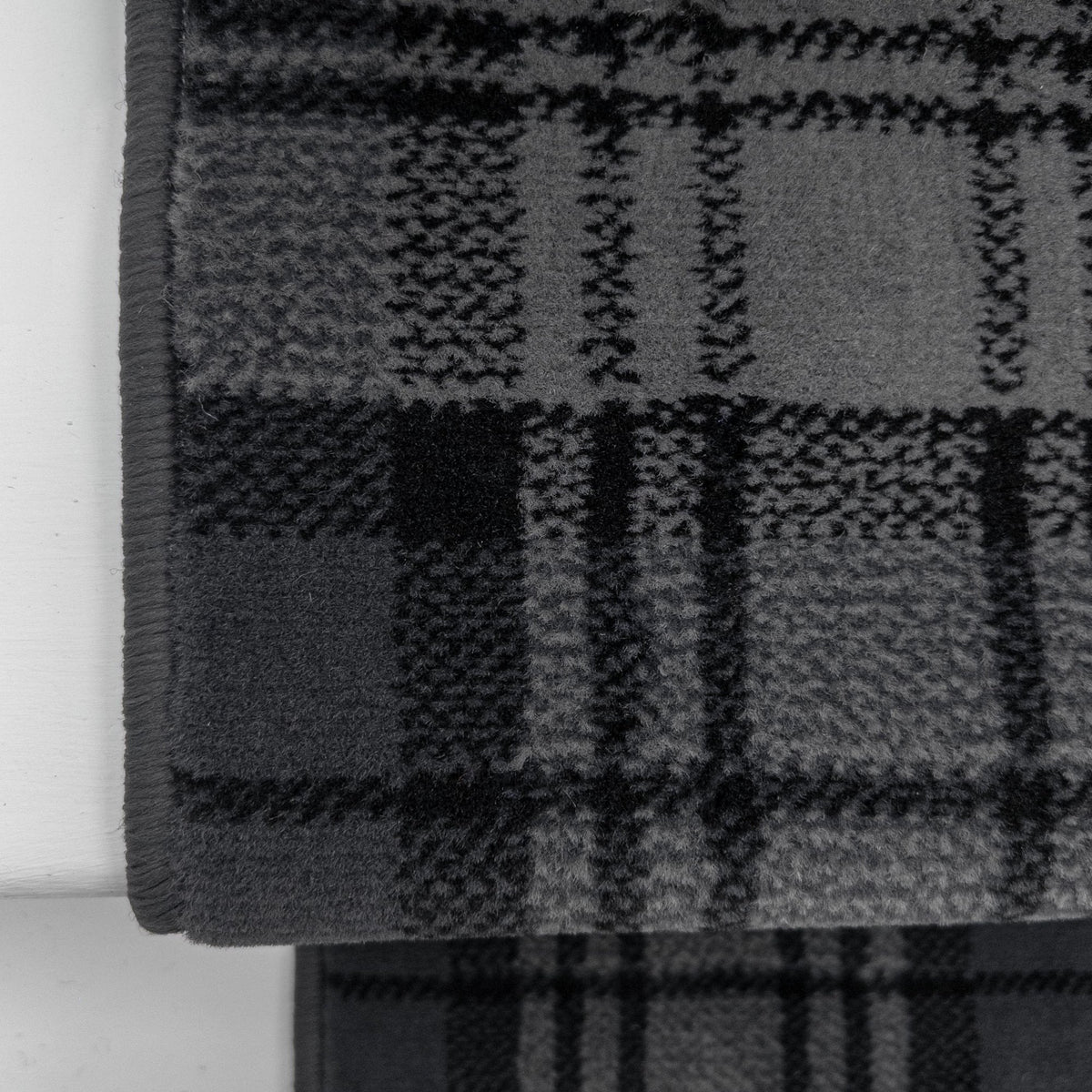 Tartan Schwarz Treppenläufer
