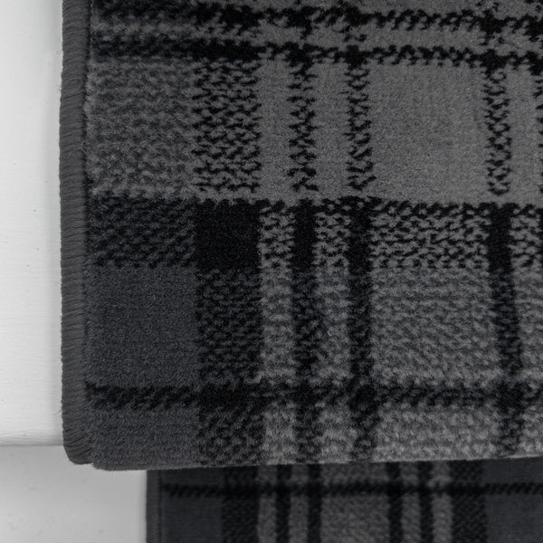 Tartan Schwarz Treppenläufer