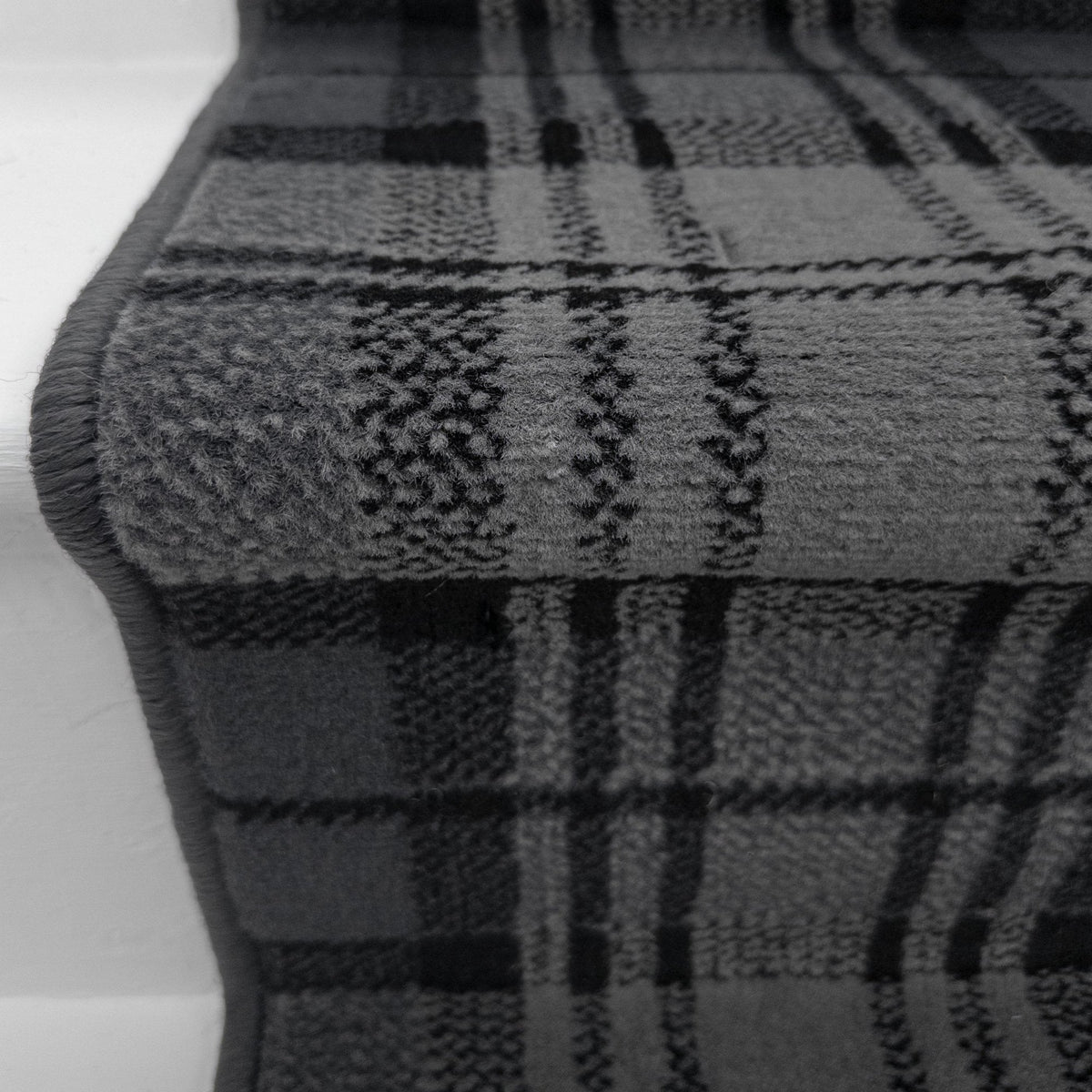 Tartan Schwarz Treppenläufer