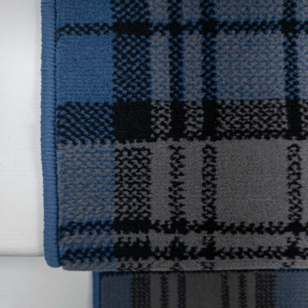 Tartan Blau Treppenläufer