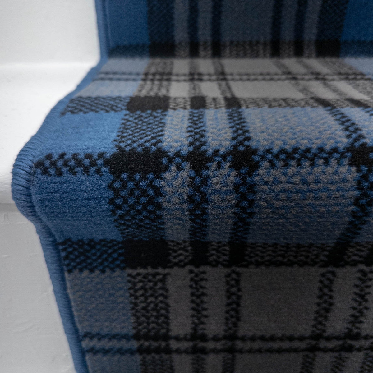 Tartan Blau Treppenläufer