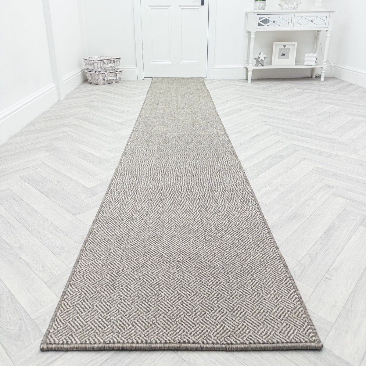 New Moonlight Green Cream Hall Runner