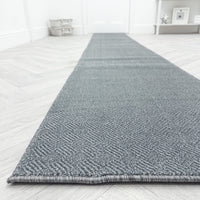 New Moonlight Grey Dark Grey Hall Runner