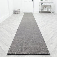 New Moonlight Beige Dark Grey Hall Runner