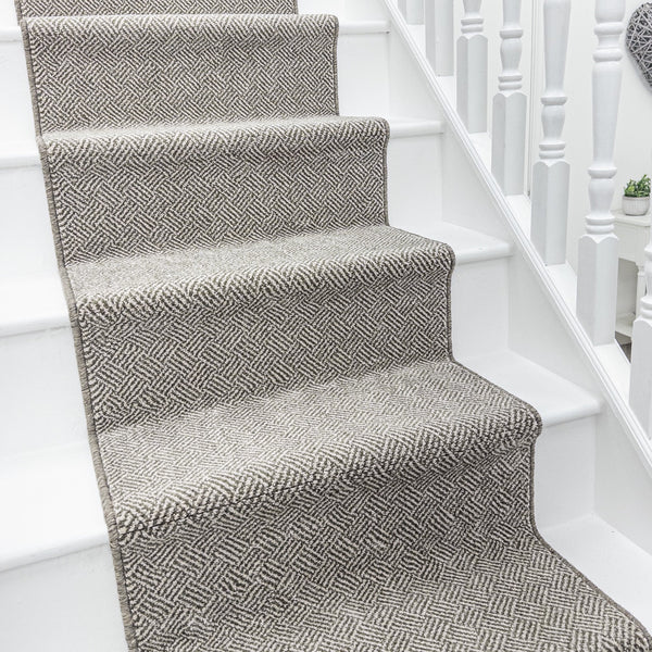 New Moonlight Green Cream Stair Runner
