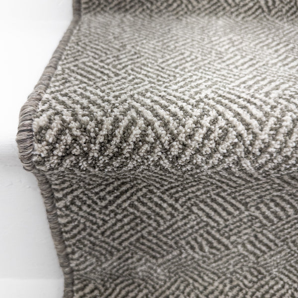 New Moonlight Green Cream Stair Runner
