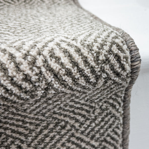 New Moonlight Green Cream Stair Runner