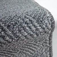New Moonlight Grey Dark Grey Stair Runner