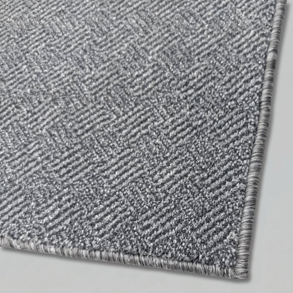 New Moonlight Grey Dark Grey Kitchen Runner