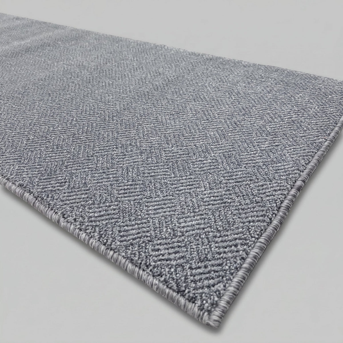 New Moonlight Grey Dark Grey Kitchen Runner