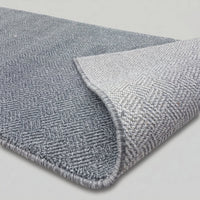 New Moonlight Grey Dark Grey Kitchen Runner