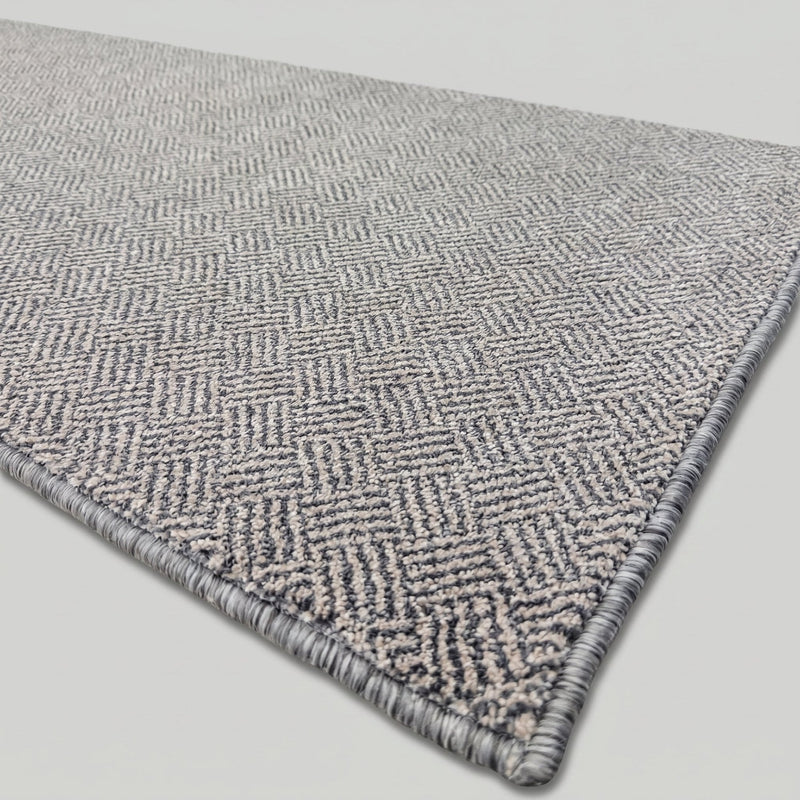 New Moonlight Beige Dark Grey Kitchen Runner