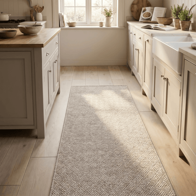 New Moonlight Sand Cream Kitchen Runner