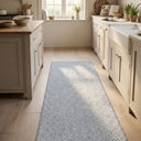 Opera Light Gray Kitchen Runner - 1ft / 2ft