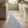 Opera Light Gray Kitchen Runner - 1ft / 2ft