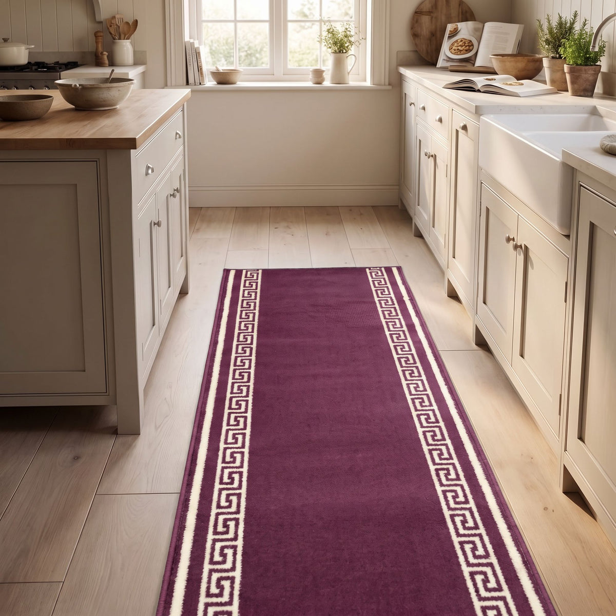 Key Purple Kitchen Runner
